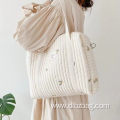 New Fashion Trolley Hanging Zipper Cotton Mommy Bag